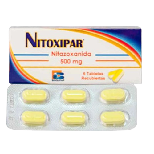 NITOXIPAR (NITAZOXANIDA) 500 MG*6 TABS