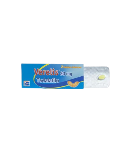 VERELIS 20MG (TADALAFILO*2 TBS)