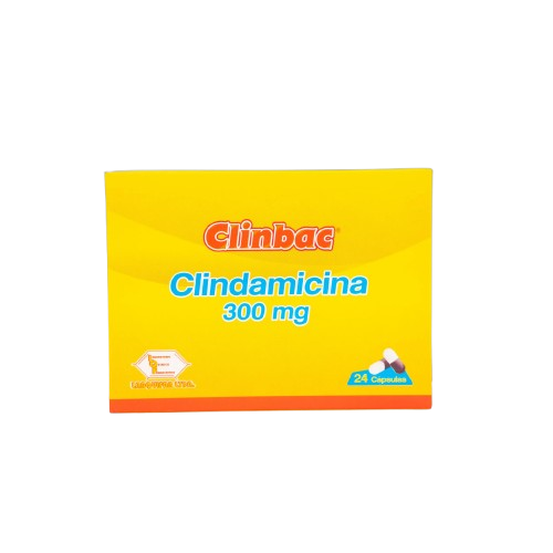 CLINBAC(Clindamicina)300MG*24CAPS