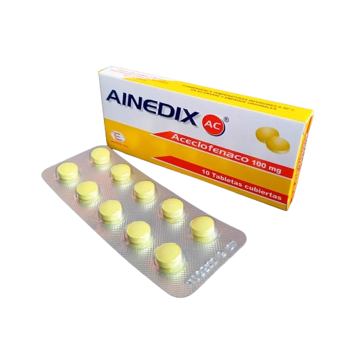 AINEDIX AC (ACECLOFENACO 100 MG)*10 TABLETAS L