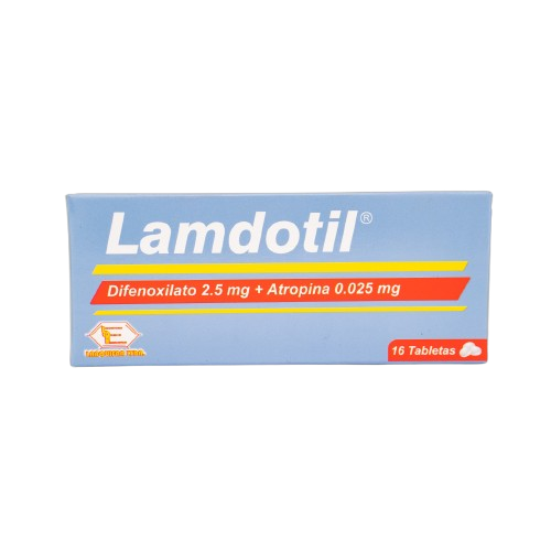 LAMDOTIL (Difenoxilato 2.5mg+Atropina 0.025mg)*8 TAB