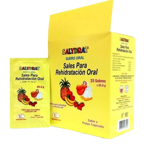 SALYDRAT FRUTOS TROPICALES (SUERO ORAL) CAJA * 25 SOBRES