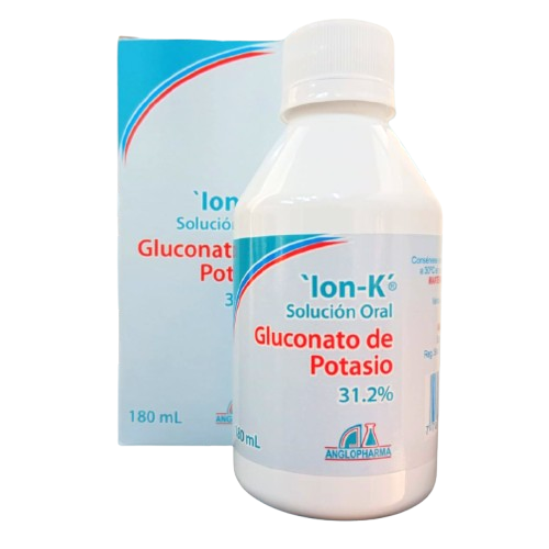 ION-K 31,2%- GLUCONATO DE POTASIO FCO*180ML