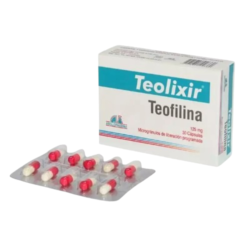 TEOLIXIR( TEOFILINA 125 MG )*30 CAP