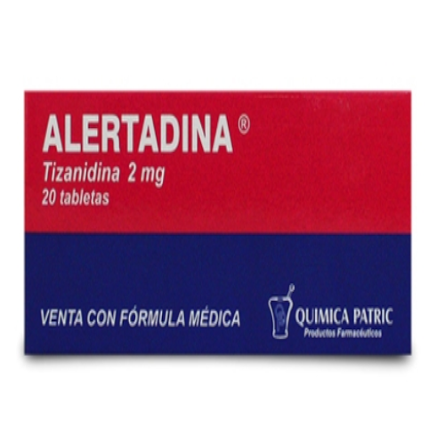 ALERTADINA TIZANIDINA 2MG CJ*20 TAB