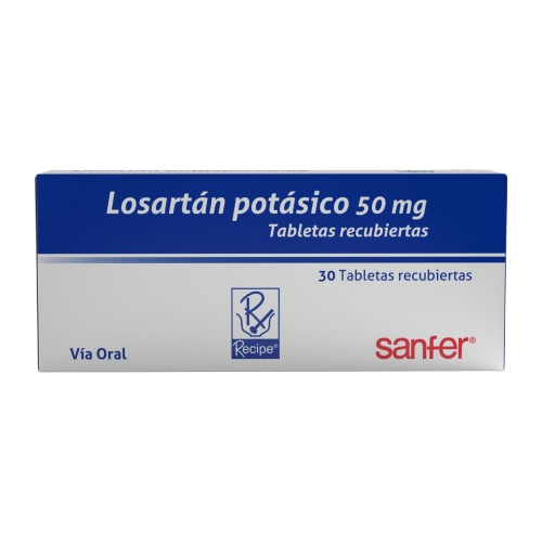 LOSARTAN POTASICO 50MG*30TAB