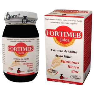 FORTIMEB JALEA (Extracto de Malta+Acido folico+Hierro)*240ML