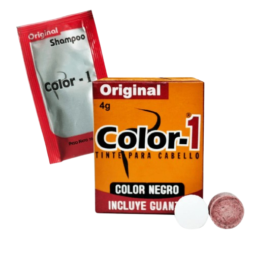 TINTE PARA CABELLO PASTILLAS COLOR NEGRO