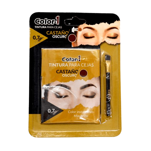TINTE PARA CEJAS CASTAÑO OSCURO PINCEL