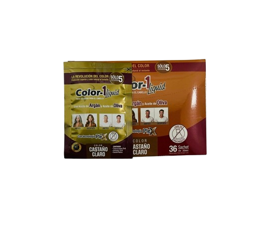 TINTURA LIQUIDA CASTAÑO CLARO *36 SOBRES