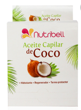 ACEITE DE COCO NUTRIBELL SACHETS*10 GR