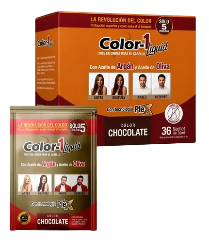 TINTURA LIQUIDA CHOCOLATE CJ*36 SACHETS