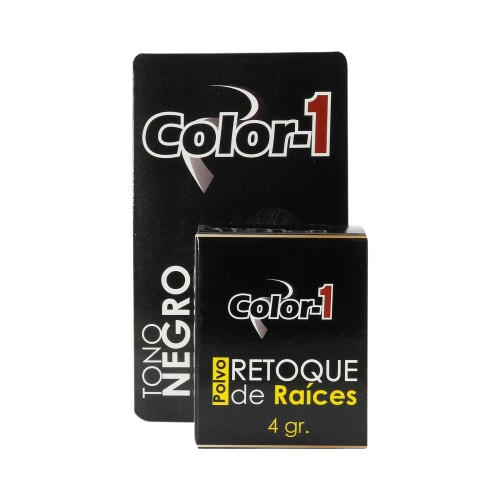 POLVO RETOQUE DE RAICES 4 GR NEGRO