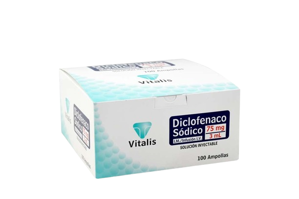 DICLOFENACO 75Mg/3Ml CJ*100 AMP Vitalis
