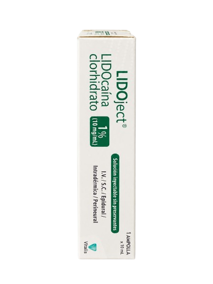 LIDOJECT  1% (Lidocaina clorhidrato)10ML*1AMP