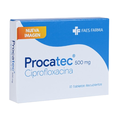 PROCATEC (CIPROFLOXACINO) 500 MG*10 TBS