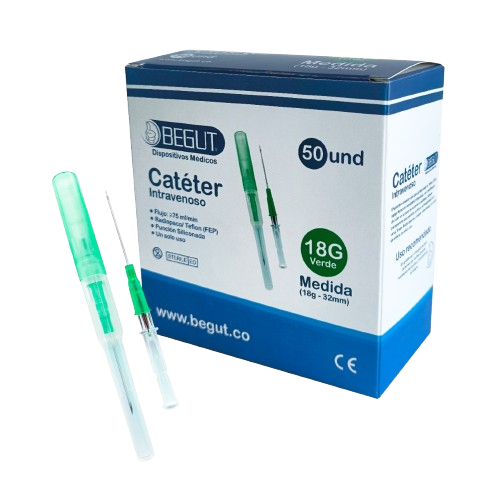 CATETER INTRAVENOSO 18G-32MM