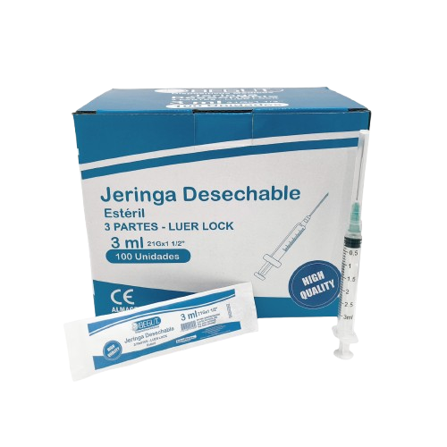 JERINGA 3 ML CAJA*100 UND