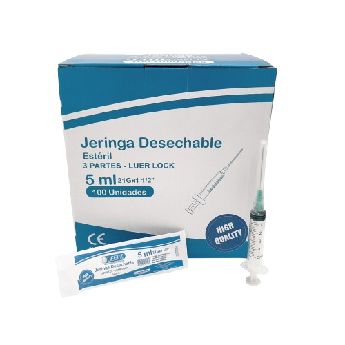 JERINGA 5ML CAJA*100UND