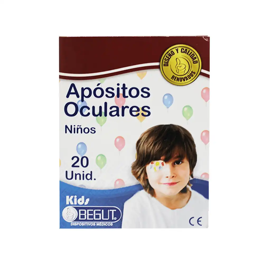 APOSITOS OCULARES NIÑO CAJA*20 UND