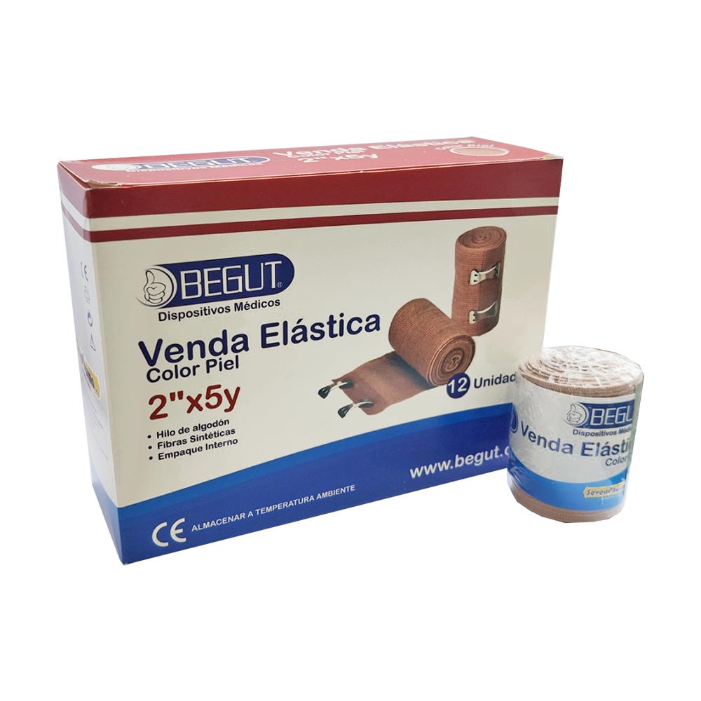 VENDA ELASTICA 2*5 COLOR PIEL