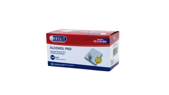 TOALLITAS ALCOHOLADAS CJ*100UND
