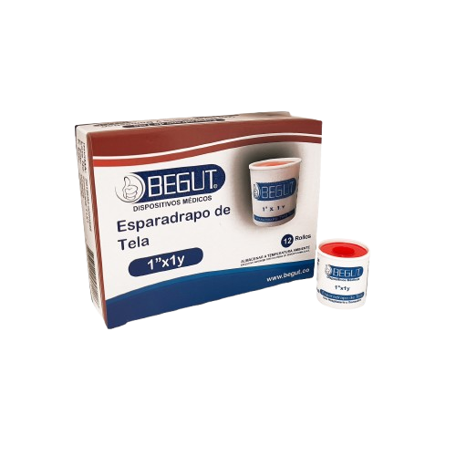 ESPARADRAPO TELA 1*1 (*12UND)