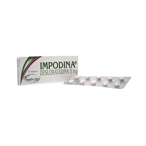 IMPODINA (DESLORATADINA) 5 MG CAJA*10 TABS