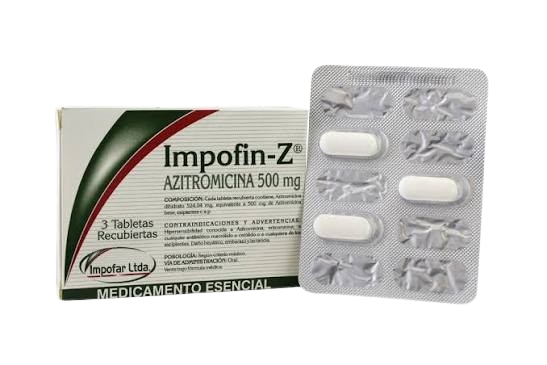 IMPOFIN-Z (AZITROMICINA 500MG) *3 TABS
