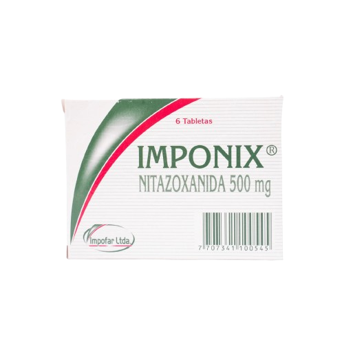 IMPONIX (NITAZOXANIDA 500MG)CJ*6 TABS