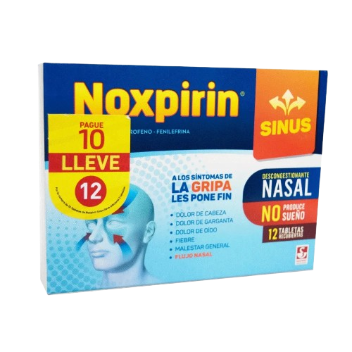 NOXPIRIN SINUS Pague10Lleve12 CJ*12TAB