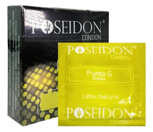  PRESERVATIVOS POSEIDON PUNTO G*3 Unds
