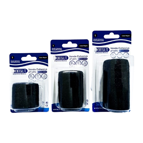 VENDA COHESIVA 3X5 Y COLOR NEGRO