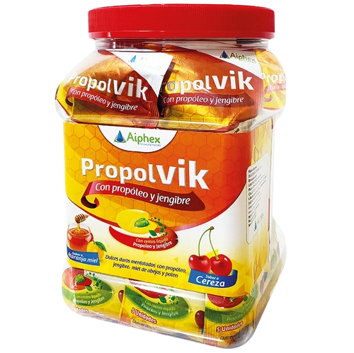 BOMBONERA PROPOLVIK CEREZA*40 SOBRES