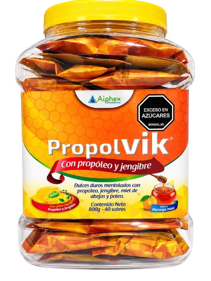 BOMBONERA PROPOLVIK NARANJA*40PASTILLAS