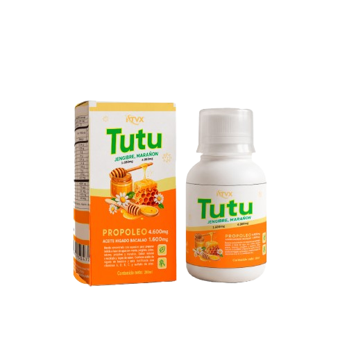 TUTU (Jengibre,Marañon, Propoleo y Aceite de higado balacao)*260ML