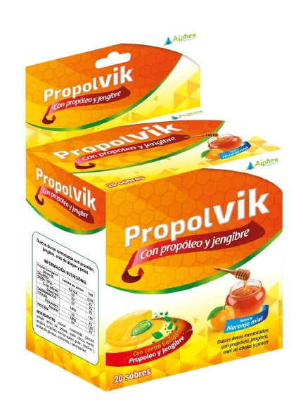 PROPOLVIK PASTILLA NARANJA MIEL*20 SOBRES