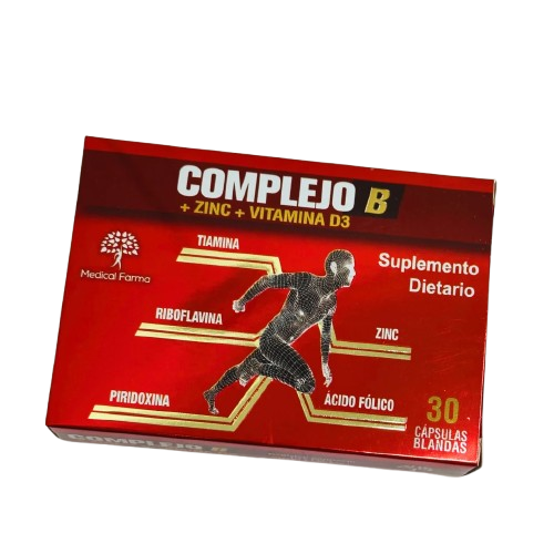 COMPLEJO B+ZINC*30 CAPS