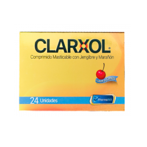 CLARXOL CJ*24 TABS MAST. SABOR CEREZA
