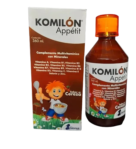 KOMILON APPETIT CEREZA*360 ML (MULTIVITAMINICO)