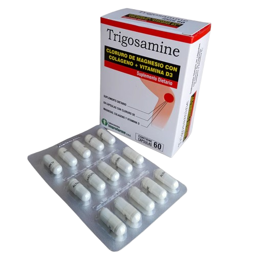 TRIGOSAMINE (Cloruro Magnesio+Colageno+Vitamina D3)CJ*90CAPS
