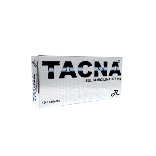 TACNA CAJA *10 TABS (SULTAMICILINA 375MG)
