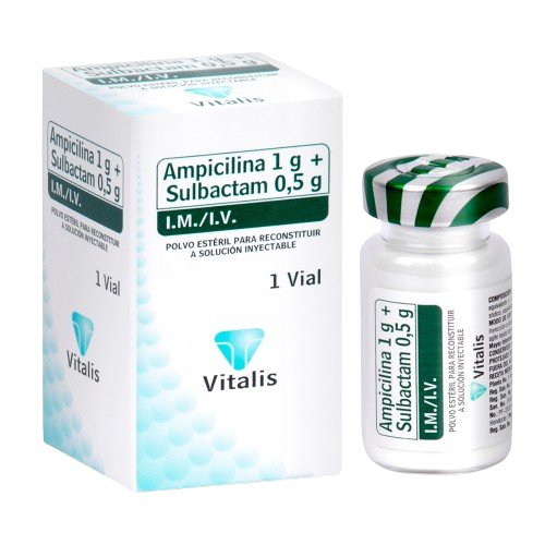 AMPICILINA 1G+SULBACTAM0,5 MG