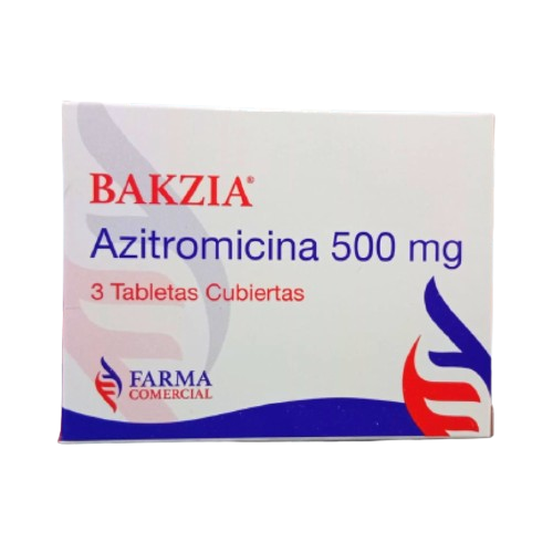 BAKZIA (Azitromicina) 500MG CJ*3TAB