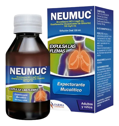 NEUMUC (BROMHEXINA-GUAIFENESINA)*120ML