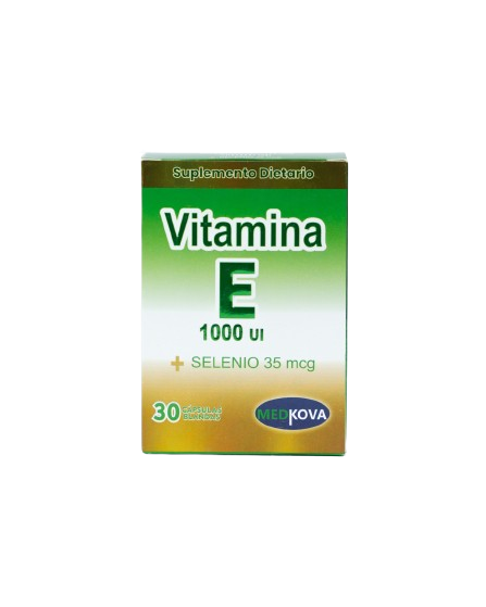 VITAMINA E + SELINIO 100 UI *35 MCG * 30 CAPSULAS