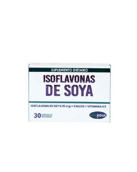 ISOFLAVONAS DE SOYA+CALCIO+VITAMINA D3 CJ*30 CAPS