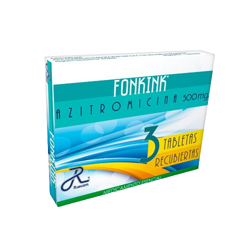 FONKINK (Azitromicina)500Mg CJ*3 TBS