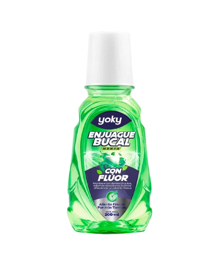 ENJUAGUE CON FLUOR MENTA*200 ML
