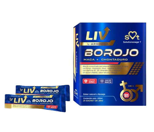 LIV x20Sachets *20ML(Guarana-Chontaduro-Borojo-Maca)